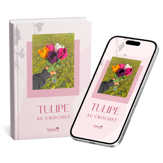 Tulipe au Crochet : Guide Facile et Illustré | Tutoriel Pas à Pas pour Débutants